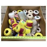 Large box of new embroidery thread
