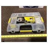 Stanley divided hardware display box with hardware
