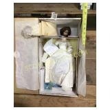 Vintage Franklin heritage, porcelain doll, bride
