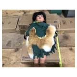18 inch porcelain head, legs, hands, soft, body,