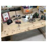 Lot of miscellaneous with Avon bottles Boyds
