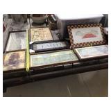 7 framed sayings, mirror, art ship