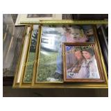 12 new picture frames and mats,