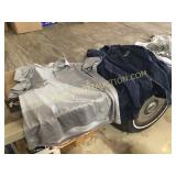 Lot of T-shirts, jackets and pants mostly extra