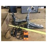 2 GP Bass drum foot pedels and Boss distortion