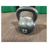 55 pound cast iron exercise weight