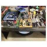 Large lot of kitchen utensils, knives,