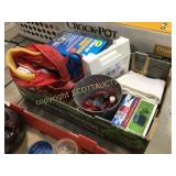 Lot with two first aid kits, air mattress pump,