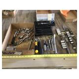 Large lot of sockets socket, drivers, three