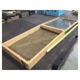 Table top wood showcase