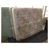 Queen size mattress, and box spring floral