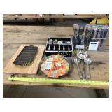 A lot of new silverware and serving pieces also