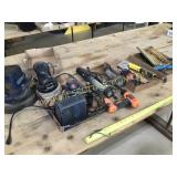 Lot miscellaneous tools, polisher, buffer,