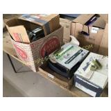 Four boxes of wide crown, staples, 1' x 1 and 1ï¿½