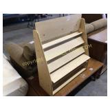 Light wood, rolling shelf, shelving unit, and