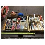 Lotta miscellaneous drawer, clean outs,