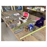 Large lot of costume, jewelry, jewelry, box, few