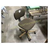 Brown secretarial chair