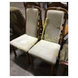 To high back, upholstered, dining chairs, need