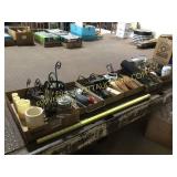 Large lot with candles, candle holders Wahl