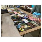50+ 33rpm record albums, in tote