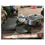 Presto, electric grill, griddle, brown,