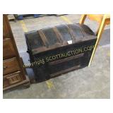 Vintage camelback Trunk, restorable condition