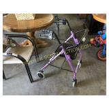 Lumix purple walker chair