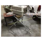 Nice clean folding ironing, board, and small pet
