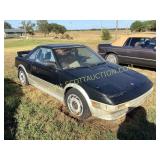 1989 TOYOTA MR2, BLACK