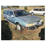1989 FORD TAURUS WAGON, BLUE, keys, bad