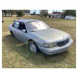1992 LINCOLN CONTINENTAL, BLUE