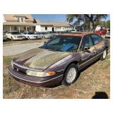 1994 CHRYSLER LHS, MAROON