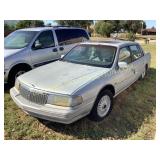 1990 LINCOLN CONTINENTAL, SILVER, keys, unknown mi
