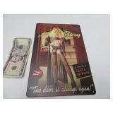 Bed Time Story Metal Sign 8x12