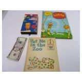 2 Dr. Seuss Books and a VHS