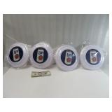 4 Miller Lite Frisbees