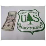 US Forest Service Porcelain Sign