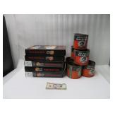 5 Car Filters and 7 Tobacco Tins