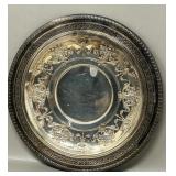 Filligree Vintage Silverplate Tray Plate Silver