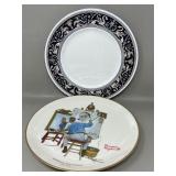 Wedgwood Florantine 10' Dinner Plate, Norman Rock