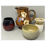 Vintage Pottery including Studio Pottery, Pine