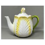 Vintage Lefton Yellow Rose Teapot