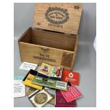 Vintage Tobacciana Zig-Zag Rolling Papers Matches