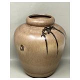 1970s Stoneware Pottery Glazed Vase