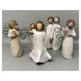 Collection of Willow Tree Figurines Two Alike,
