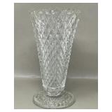 Indiana Glass Diamond Point Clear Glass Flower