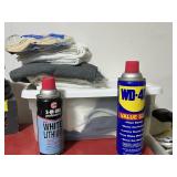 Lube 'n Wipe WD-40, White LIthium, Rags