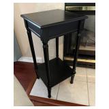 Black Side Table Occasional Table Stand