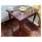 Lacquered Queen Anne Style Side Table - 2